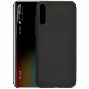 Чехол-накладка силиконовый для Huawei Y8p (черный) MatteCover