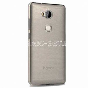 Чехол-накладка силиконовый для Huawei Honor 5X (серый 0.5мм)