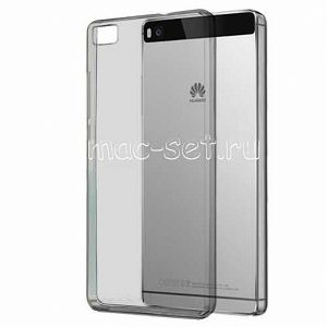 Чехол-накладка силиконовый для Huawei P8 (серый 0.5мм)