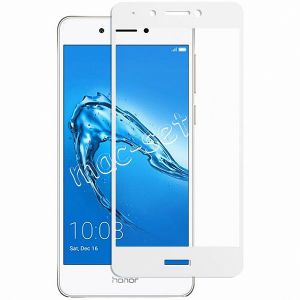 Защитное стекло для Huawei Honor 6C [на весь экран] Aiwo (белое)