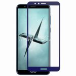 Защитное стекло для Huawei Honor 7X [на весь экран] (синее)