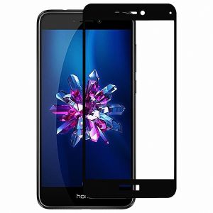 Защитное стекло для Huawei Honor 8 Lite [на весь экран] (черное)