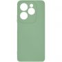 Чехол-накладка силиконовый для Infinix HOT 40 / Pro (фисташковый) MatteCover