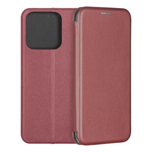 Чехол-книжка для Infinix HOT 50i (темно-красный) Fashion Case