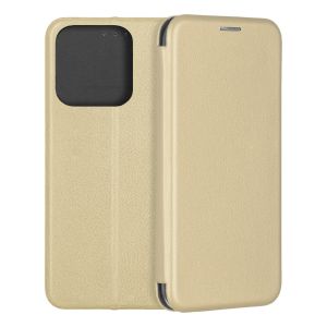 Чехол-книжка для Infinix HOT 50i (золотистый) Fashion Case