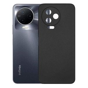 Чехол-накладка силиконовый для Infinix Note 12 (2023) / Pro 4G (черный) MatteCover