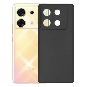 Чехол-накладка силиконовый для Infinix Zero 30 5G (черный) MatteCover
