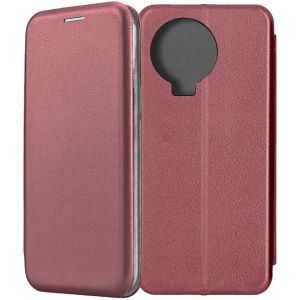 Чехол-книжка для Infinix Note 12 (2023) / Pro 4G (темно-красный) Fashion Case