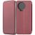 Чехол-книжка для Infinix Note 12 (2023) / Pro 4G (темно-красный) Fashion Case