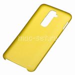 Чехол-накладка пластиковый для LG G2 D802 ультратонкий (желтый)