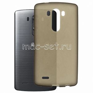Чехол-накладка силиконовый для LG G3 D855 / Dual D856 (серый)