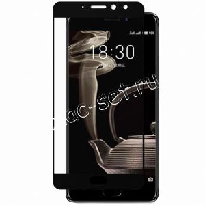 Защитное стекло для Meizu Pro 7 Plus [на весь экран] Aiwo (черное)