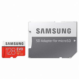 Карта памяти microSDXC Samsung EVO Plus MB-MC128GA/RU + SD adapter (128Gb)