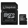 Карта памяти microSDHC Kingston Canvas Select SDCS/16GB + SD adapter (16Gb)