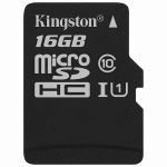 Карта памяти microSDHC Kingston Canvas Select SDCS/16GBSP (16Gb)