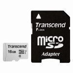 Карта памяти microSDHC Transcend TS16GUSD300S-A + SD adapter (16Gb)