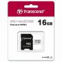 Упаковка memory card microSDHS Transcend 300S 16Gb