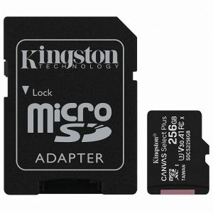 Карта памяти microSDXC Kingston Canvas Select Plus SDCS2/256GB + SD adapter (256Gb)