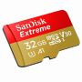 Карта памяти microSDHC SanDisk Extreme SDSQXAF-032G-GN6AA + SD Adapter (32Gb)