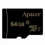 Карта памяти microSDXC Apacer AP64GMCSX10U1-RA (64Gb)