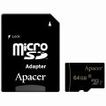 Карта памяти microSDXC Apacer AP64GMCSX10U1-R + SD adapter (64Gb)