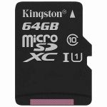 Карта памяти microSDXC Kingston Canvas Select SDCS/64GBSP (64Gb)