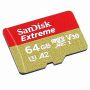 Карта памяти microSDXC SanDisk Extreme SDSQXA2-064G-GN6AA + SD Adapter (64Gb)