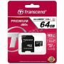 Упаковка memory card microSDXC Transcend Premium 400x 64Gb