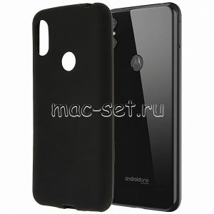 Чехол-накладка силиконовый для Motorola One Power / P30 Note (черный 1.2мм)
