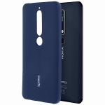 Чехол-накладка силиконовый для Nokia 6.1 (синий) Cherry