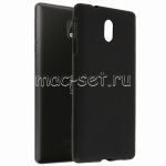Чехол-накладка силиконовый для Nokia 3 (черный 1.2мм)