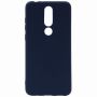 Чехол-накладка силиконовый для Nokia 5.1 Plus (синий) MatteCover