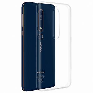Чехол-накладка силиконовый для Nokia 6.1 (прозрачный) iBox Crystal
