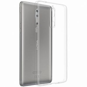 Чехол-накладка силиконовый для Nokia 8 (прозрачный 1.0мм)