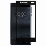 Защитное стекло для Nokia 3 [на весь экран] (черное)