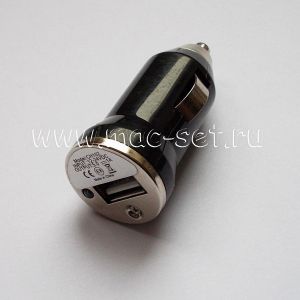 Автомобильное зарядное устройство "Пуля" USB 1000mA (черное)