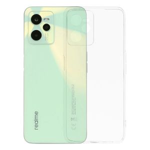 Чехол-накладка силиконовый для Realme C35 (прозрачный) ClearCover Plus