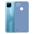 Чехол-накладка силиконовый для Realme C21 (голубой) ColorCover