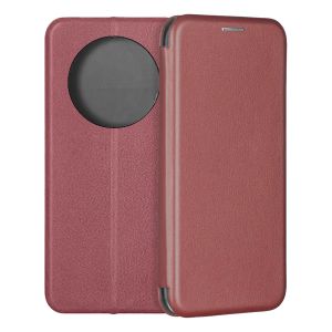 Чехол-книжка для Realme 12 4G (темно-красный) Fashion Case