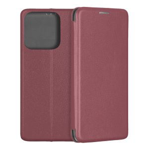 Чехол-книжка для Realme Note 60 (темно-красный) Fashion Case