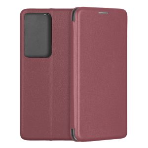 Чехол-книжка для Realme C71 (темно-красный) Fashion Case