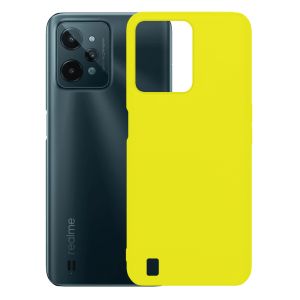 Чехол-накладка силиконовый для Realme C31 (желтый) MatteCover