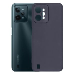 Чехол-накладка силиконовый для Realme C31 (темно-синий) MatteCover