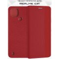 Чехол-книжка для Realme C21 (красный) New Case