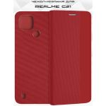 Чехол-книжка для Realme C21 (красный) New Case