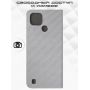 Чехол-книжка для Realme C21 (серый) New Case