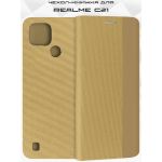 Чехол-книжка для Realme C21 (золотистый) New Case