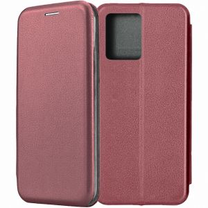 Чехол-книжка для Realme 9 Pro+ (темно-красный) Fashion Case