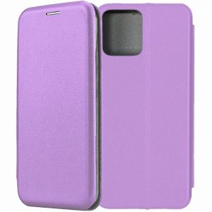 Чехол-книжка для Realme C30 (фиолетовый) Fashion Case