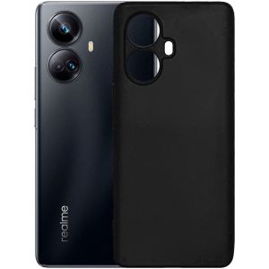 Чехол-накладка силиконовый для Realme 10 Pro+ 5G (черный) MatteCover